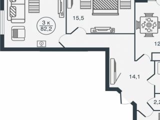 Продаю трешку с индивидуальным отоплением фото Тверь