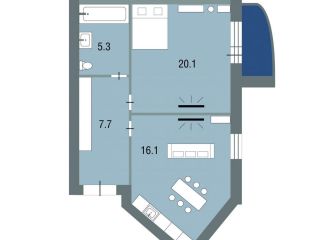 Продается однокомнатная квартира свежий ремонт ухоженный подъезд фото 15 Пермь