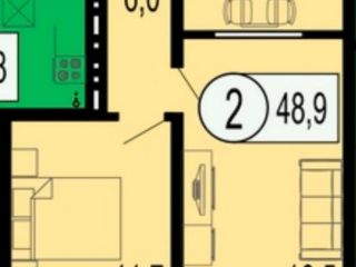 Продам двухкомнатную квартиру торг при осмотре в неплохом состоянии фото 14 Красноярск