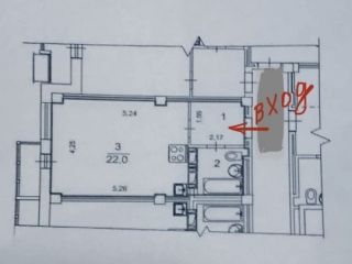 Продам 1 комнатную квартиру установлены натяжные потолки установлены пластиковые окна фото 14 Волгоград