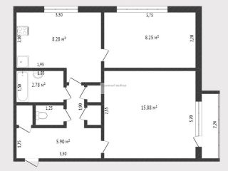 Продается двухкомнатная квартира есть баня фото 19 Село Дубровное
