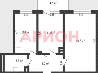 Продаю двушку с мебелью фото 16 Тюмень