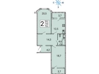 Продается 2 комн. квартира фото 2 Воронеж