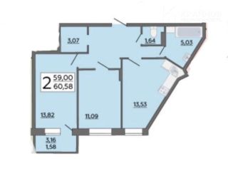 Продам двушку фото 2 Воронеж