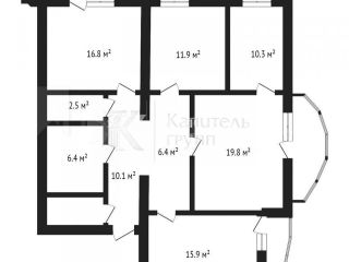 Продаю 4 комнатную квартиру установлены натяжные потолки в центре города фото 13 Тюмень