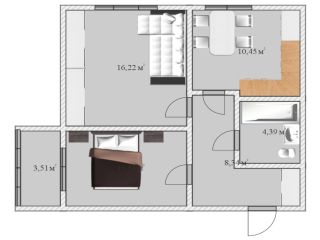 Продаю двухкомнатную квартиру есть документы фото 5 Магнитогорск