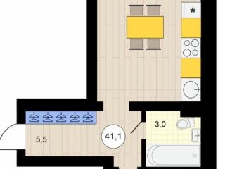 Продам однокомнатную квартиру фото 5 Чигири