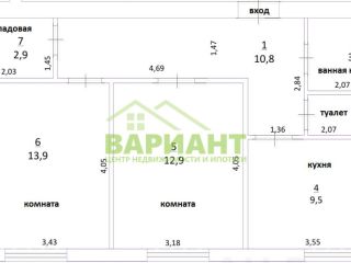 Продается 2 комнатная квартира рядом лес фото 20 Ярки