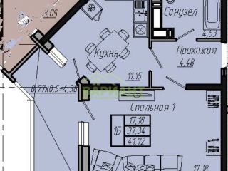 Продам однокомнатную квартиру фото 13 Краснодар