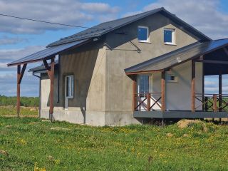 Продам кирпичный дом черновая отделка видеонаблюдение асфальтная дорога фото Абрамовское