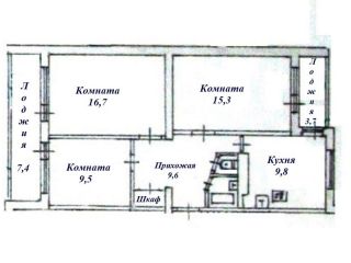 Продаю трехкомнатную квартиру нуждается в капитальном ремонте c отличным видом фото 14 Кисловодск