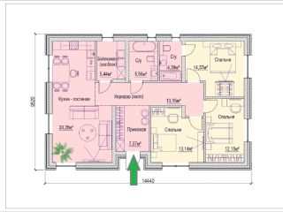 Продам кирпичный коттедж беловая отделка рядом асфальт под индивидуальное жилищное строительство фото 2 Село Ленинское