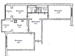 Продаю 3 комнатную квартиру косметический ремонт хорошее состояние фото 21 Кисловодск