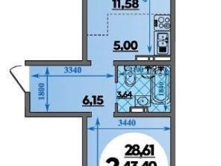 Продам 2 комнатную квартиру фото Краснодар