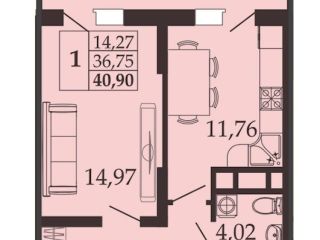 Продается однокомнатная квартира фото Краснодар