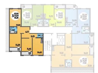 Продается 3 комнатная квартира фото 2 Краснодар