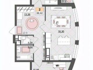 Продается двухкомнатная квартира панорамные окна фото Краснодар