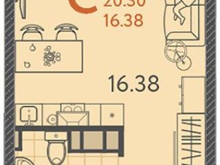 Продам 1 комнатную квартиру фото 6 Краснодар