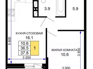 Продается 1 комн. квартира фото Краснодар