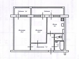 Продаю двухкомнатную квартиру требуется косметический ремонт фото 24 Кисловодск