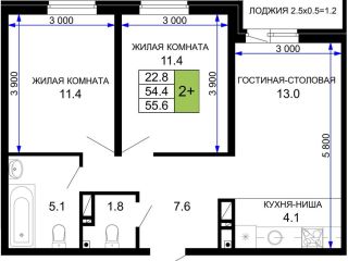 Продается 2 комнатная квартира рассрочка фото Краснодар