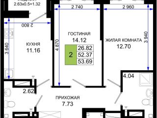 Продам 2 комнатную квартиру рассрочка фото Ростов-на-Дону