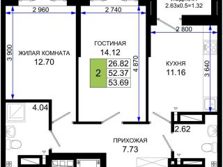 Продаю двухкомнатную квартиру рассрочка фото Ростов-на-Дону