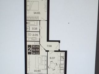 Продаю двушку черновая отделка c отличным видом фото 2 Село Домодедово