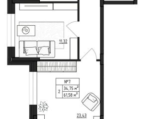 Продам 2 комнатную квартиру видеонаблюдение фото Выборг