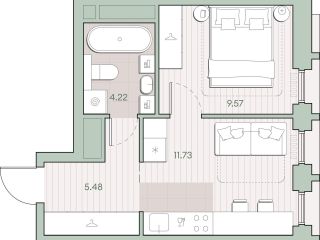 Продается однокомнатная квартира рассрочка фото 2 Москва