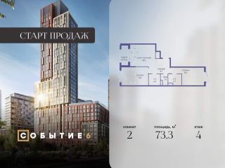 Продается двухкомнатная квартира фото Москва