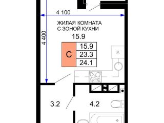 Продам студию рассрочка с коммуникациями фото Краснодар