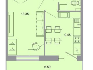 Продам однокомнатную квартиру рассрочка фото Всеволожск