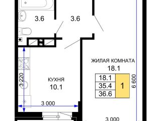 Продаю 1 комнатную квартиру видеонаблюдение с коммуникациями фото 1 Краснодар