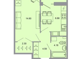 Продается однокомнатная квартира рассрочка фото Всеволожск