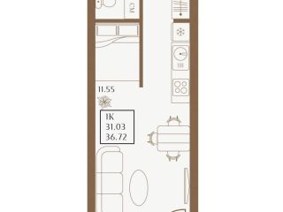 Продается студия рассрочка фото Алушта