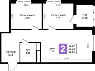 Продам 2 комнатную квартиру рассрочка видеонаблюдение фото Всеволожск