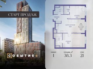 Продаю однокомнатную квартиру фото Москва