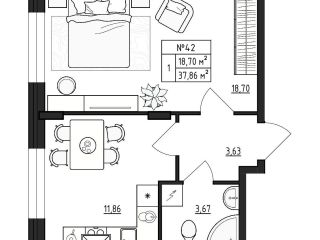 Продам 1 комнатную квартиру видеонаблюдение фото Выборг