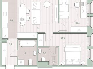 Продается 2 комн. квартира рассрочка фото 2 Москва