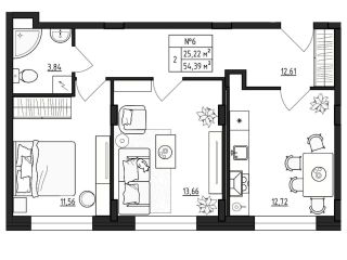 Продам 2 комнатную квартиру видеонаблюдение фото Выборг