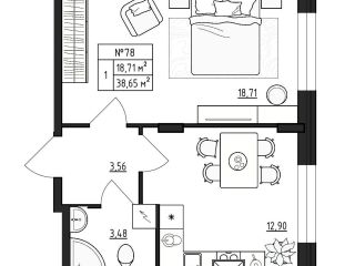 Продам 1 комнатную квартиру видеонаблюдение фото Выборг