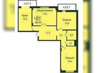 Продам 3 комнатную квартиру фото 4 Краснодар