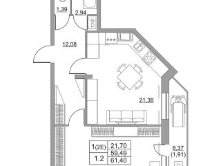 Продаю однокомнатную квартиру взрослый собственник фото Всеволожск