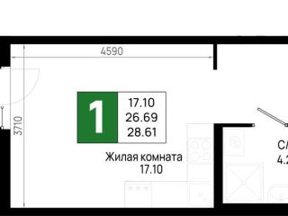 Продаю студию рассрочка черновая отделка фото Всеволожск