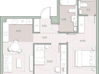 Продается 2 комн. квартира рассрочка фото 2 Москва