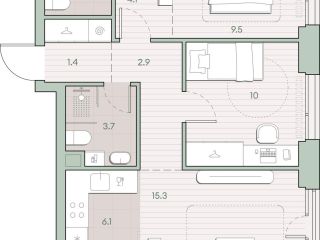 Продаю 2 комнатную квартиру рассрочка фото 2 Москва