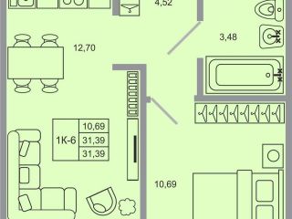 Продаю 1 комнатную квартиру рассрочка фото Всеволожск