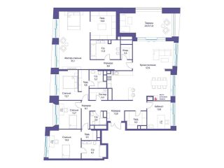 Продается 6 комнатная квартира имеется круглосуточная охрана фото Москва