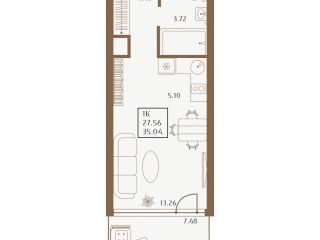 Продам студию рассрочка фото Алушта